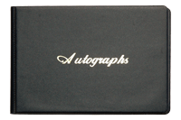 Stock Imprint Vinyl Autograph Book